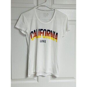 CALIFORNIA I Am My Story Tees Custom Print Womens White Cotton T-Shirt Small